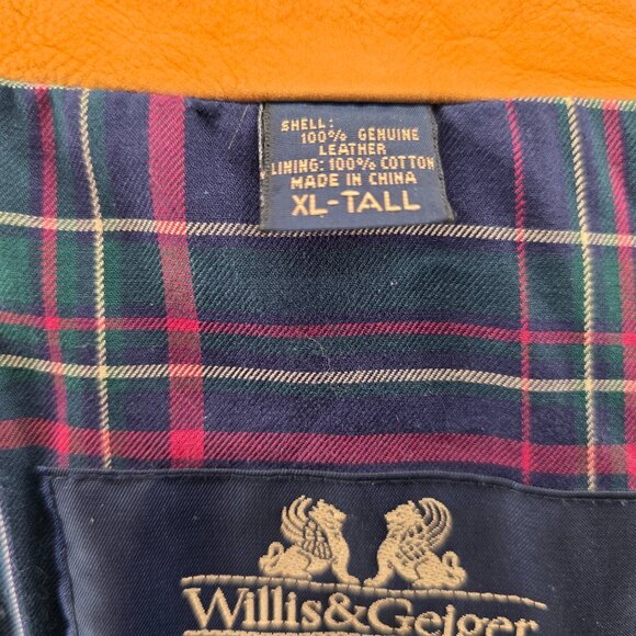 Willis & Geiger Outfitters Mens Vest Suede Leather Jacket Classic Western XL T - Picture 9 of 12